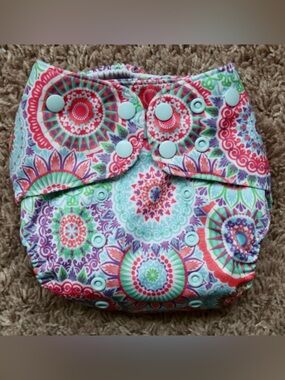 Lalabye Baby Colorful Mandala One Size Cloth Diaper